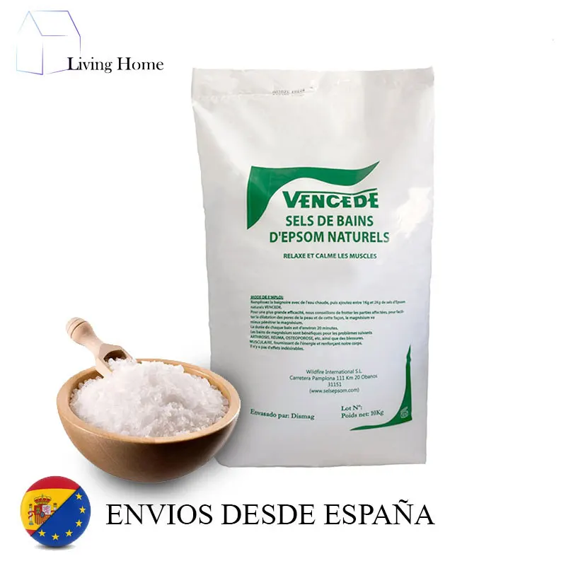 Epsom Salt 10kg Magnesium Source Natural 100 Salt Bath and Personal