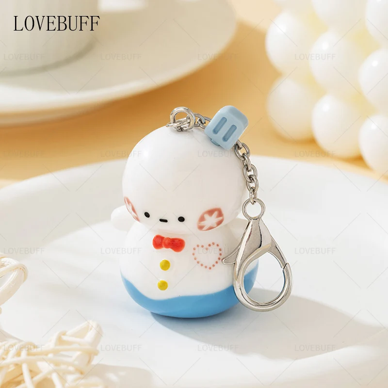 LOVEBUFF LAD Zayne Happy Snowman Keychain Pendant Bag Charm