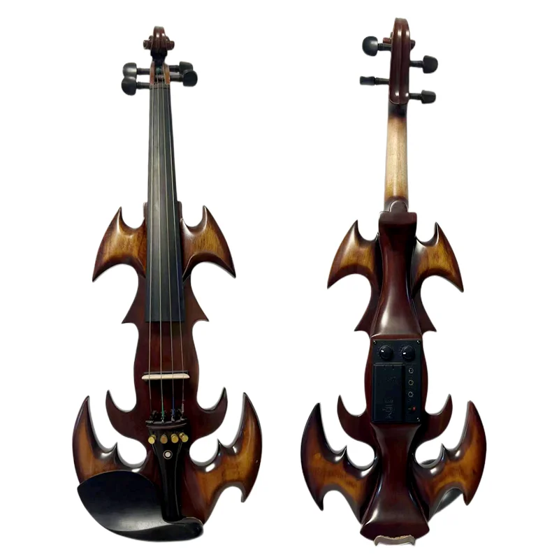 SONG – violon électrique master 4/4 sculpté à la main, modèle épuré crazy -1