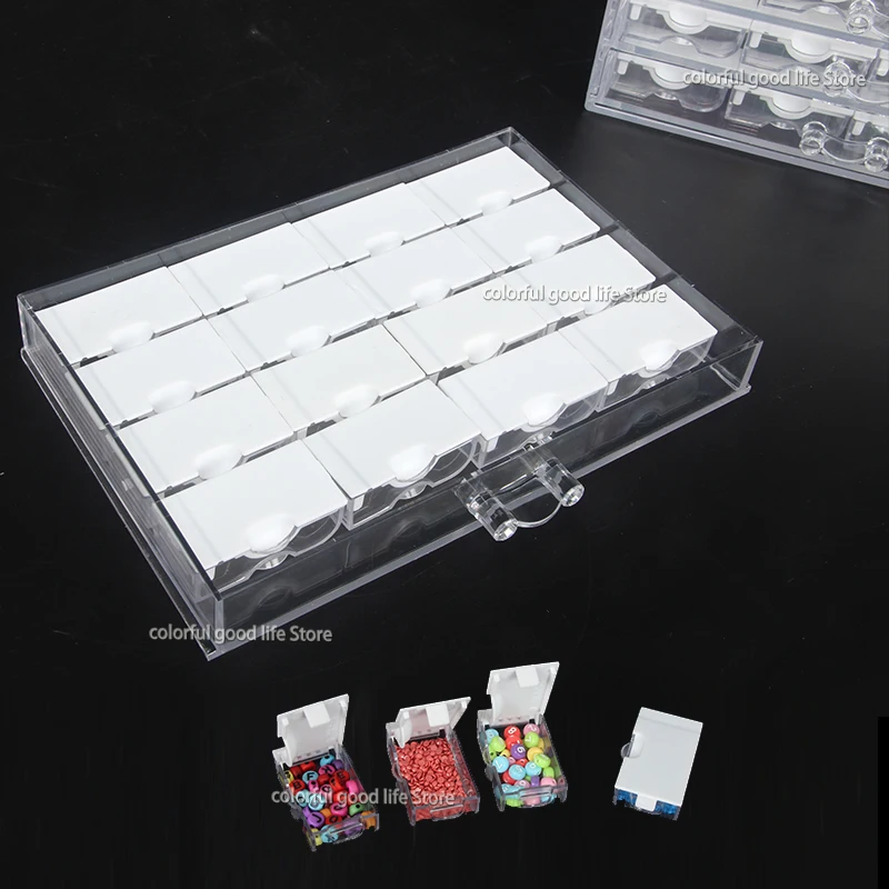 Clear Organizer 80 Grids Jewelry Acrylic Jewelry Packaging & Display Porta  Joias 5 Layer Jewellery Box Large Joyeros - AliExpress