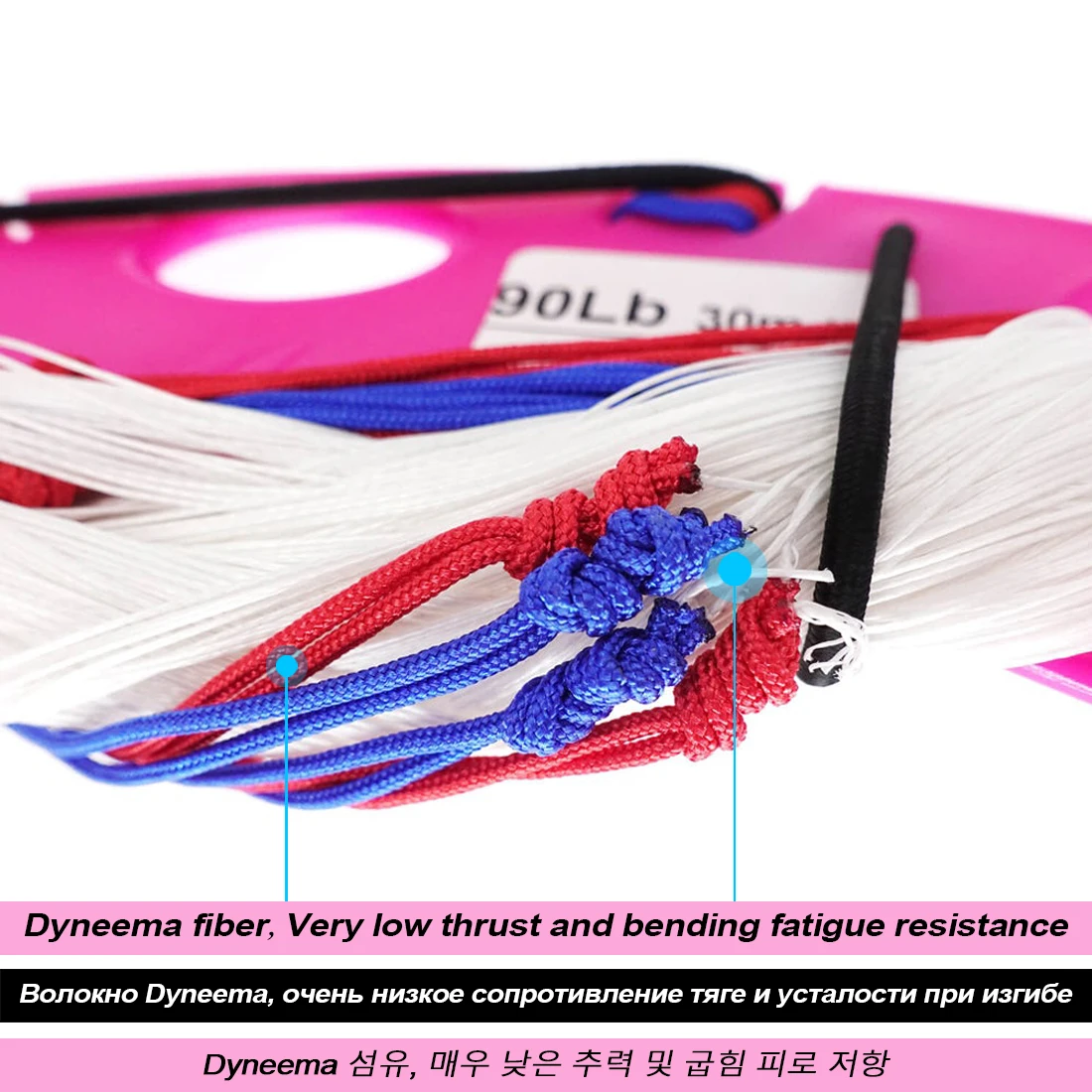 Freilein Kite Flying Lines Dual Quad Line Set High Strength Abrasion Resistant UHMWPE String for Stunt Kite Replace Accessories kite line