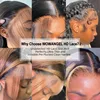WOW ANGEL HD Lace Frontal Wig 250% 13x6 HD Lace Front Wig Straight Hair Invisible HD Lace Melt Skin HD Lace Front Human Hair Wig 2