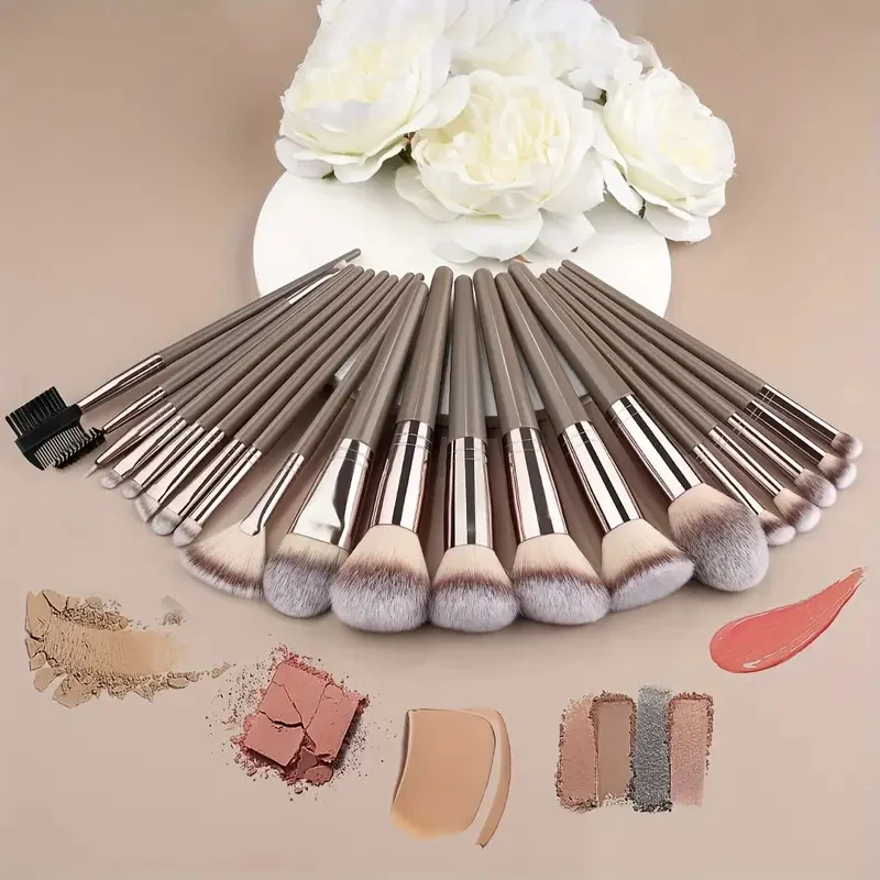 Luxury Soft Fluffy Cosmetic Brush Set for Effortless Beauty