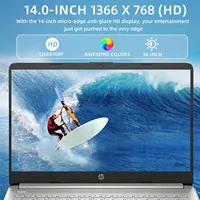 HP 14" Business Laptop,Intel Celeron N4120,16GB RAM,384GB Storage(128GB eMMC+256GB SD Card),‎Intel UHD Graphics,Windows 11 S - Image 6