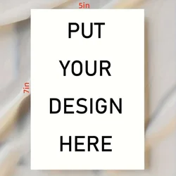Personalized Photo Greeting Cards with Custom Text - A Unique Gift in Multiple Sizes - 30pcs (5x7in)