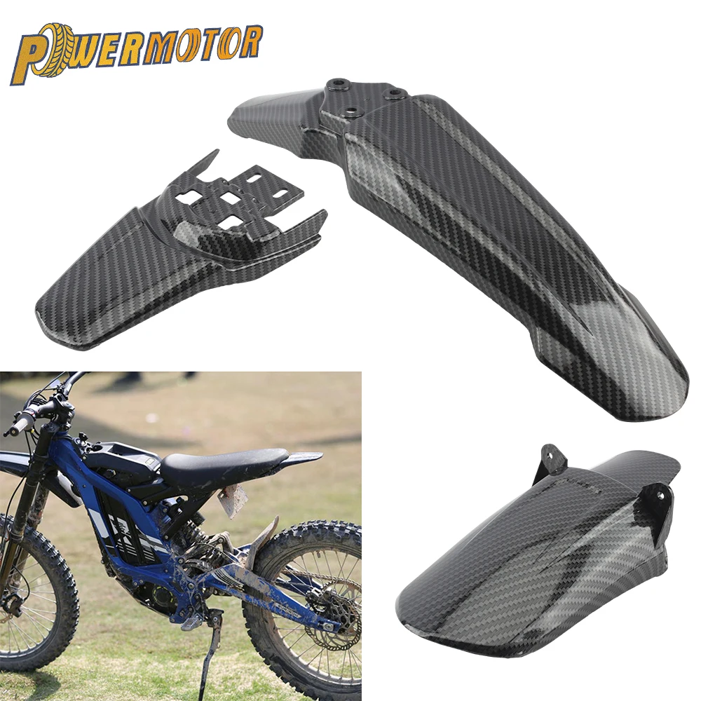 for Surron Electric Bike Accessories Motorcycle Front Fender Rear Shock Guard Fender Mtb Mudguard Light Bee Motocross Dirt Pit