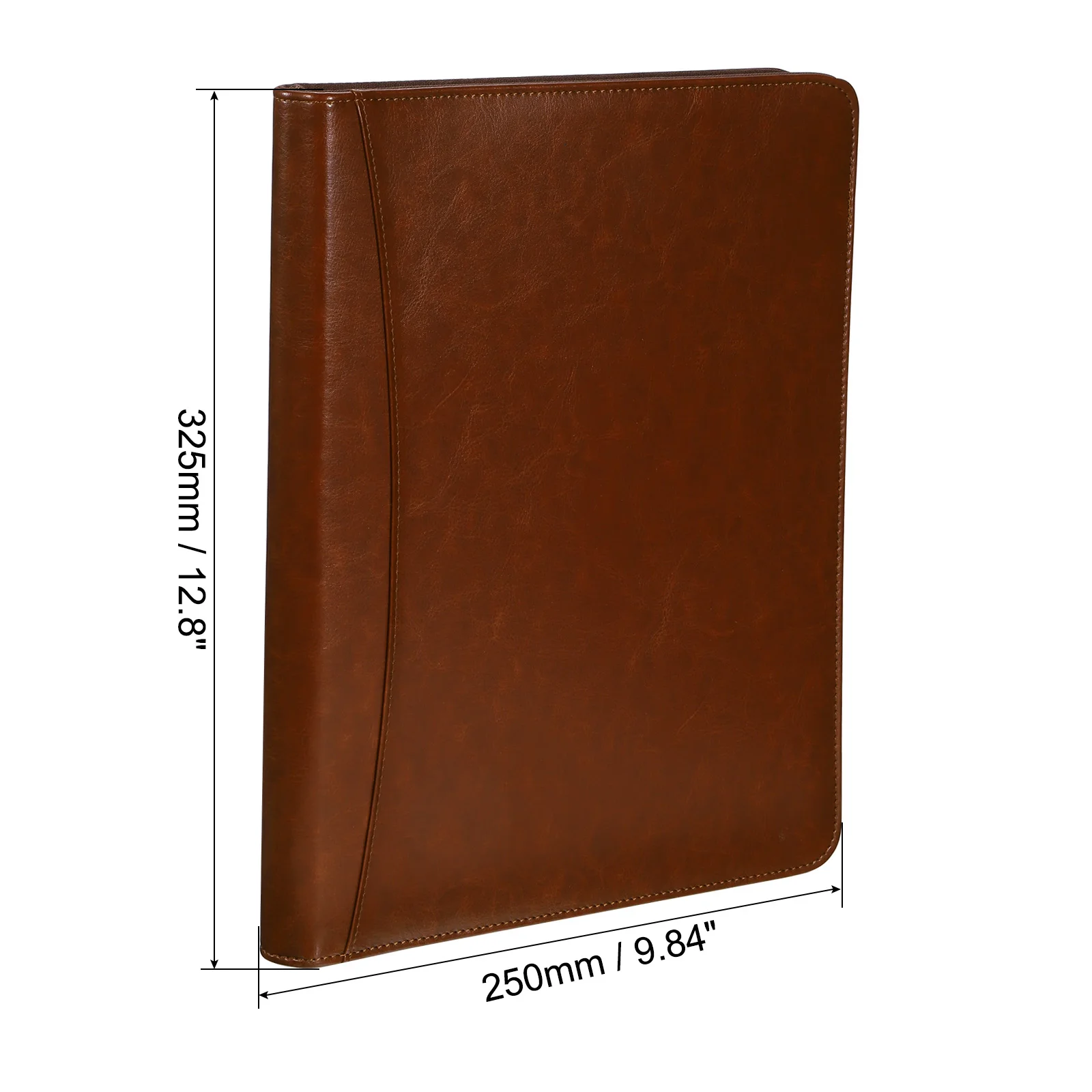 비즈니스 포트폴리오 Padfolio 폴더 문서 케이스 주최자 PU 가죽 Padfolio 주최자 지퍼 클립보드가 있는 문서 폴더