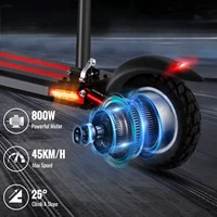 Trottinette électrique SUNNIGOO pour adulte, 10 pouces, tout-terrain, batterie lithium 48V, vitesse maximale ​ ​ Trottinette électrique pliable 45 km/h avec siège, longue autonomie, puissante, capacité de montée élevée, portable, étanche IP54 6