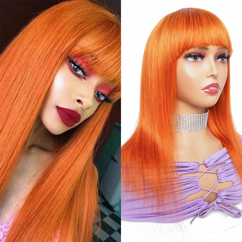 Рисунок 3 - Имбирный оранжевый парик с челкой