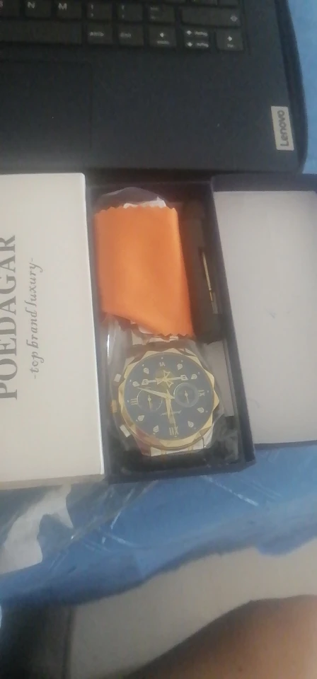 POEDAGAR Luxury Men's Quartz Watch photo review