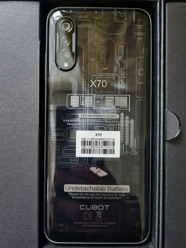 Cubot X70 6.583 '120 Гц Helio G99 100 MP Камера Android 13 24GB + 256 ГБ  5200 мАч Батарея с двумя SIM NFC