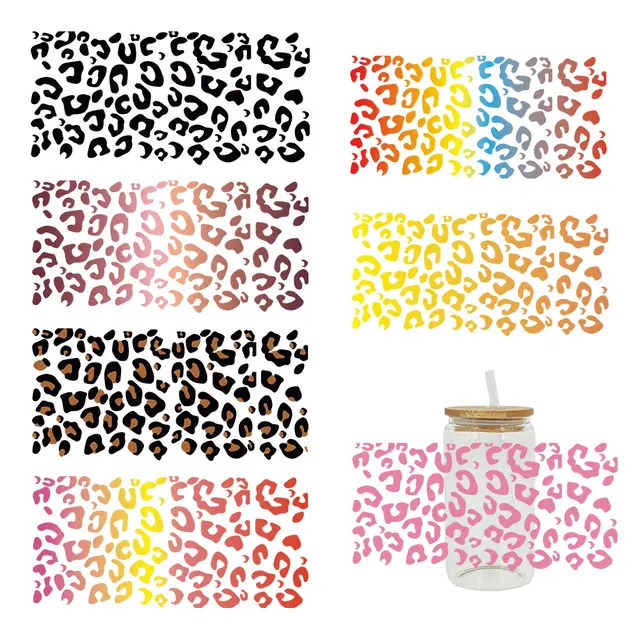 Uv Dtf Átviteli Matrica A 16Oz -Os Libbey Szemüvegekhez, Palackok Csésze Can Diy Vízálló, Könnyen Használható Egyedi Matricák D356