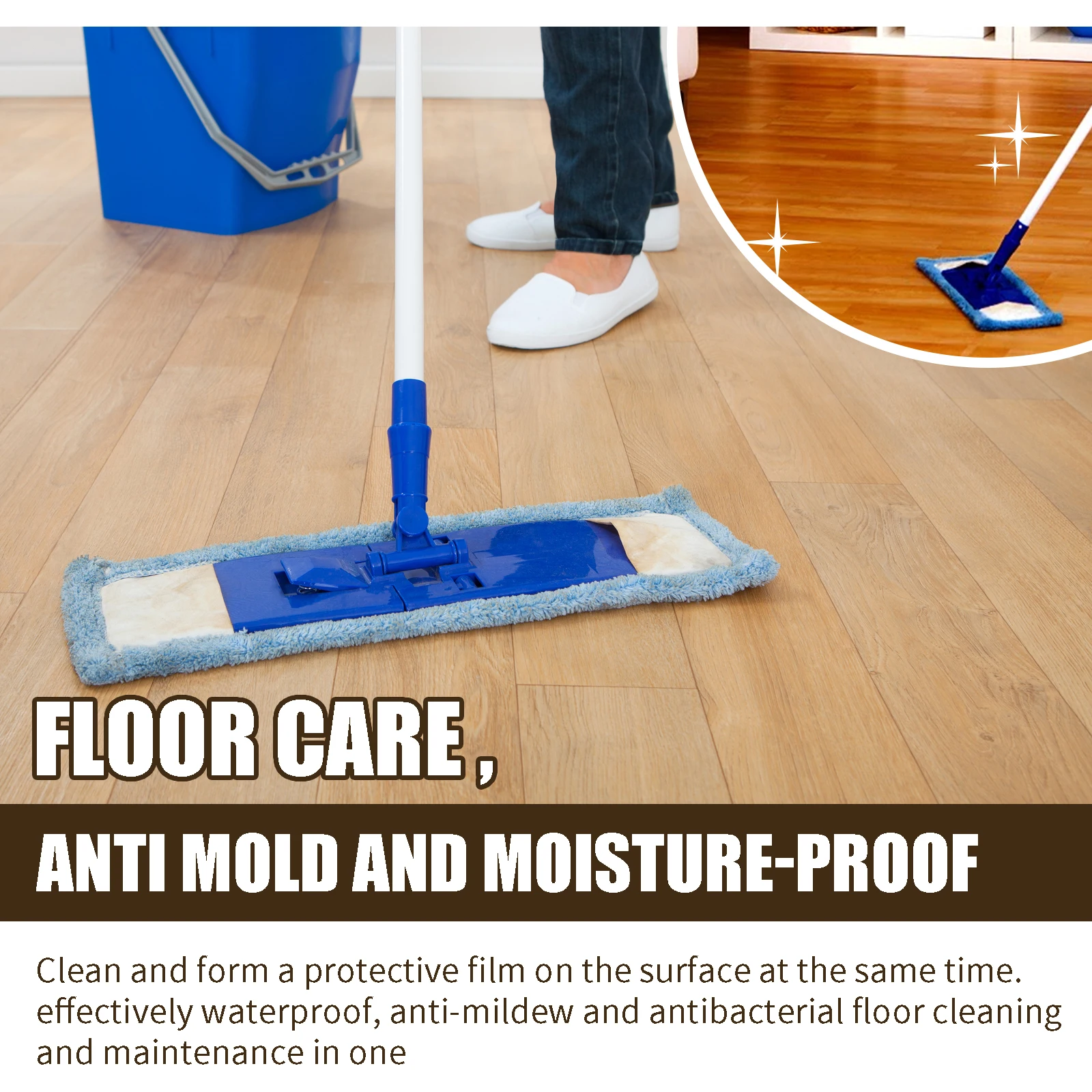 Beeswax Wood Floor Polish and Furniture Cleaner