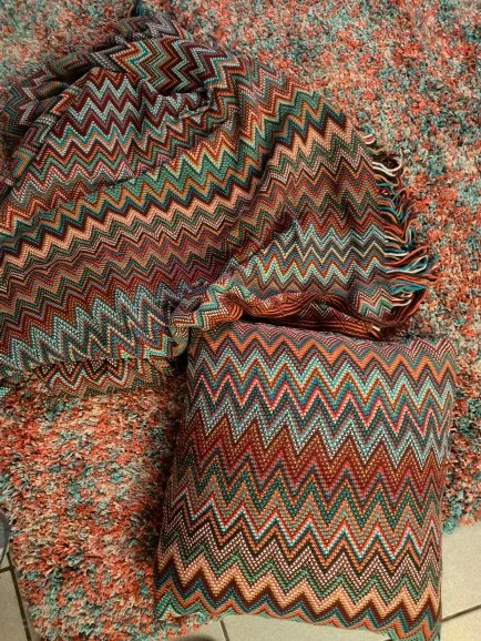 100% Acryl Hand Knitted Blanket with Tassel Summer Blanket Bed Sofa Travel Breathable Chic Bohemian Soft Comfortable Blanket photo review