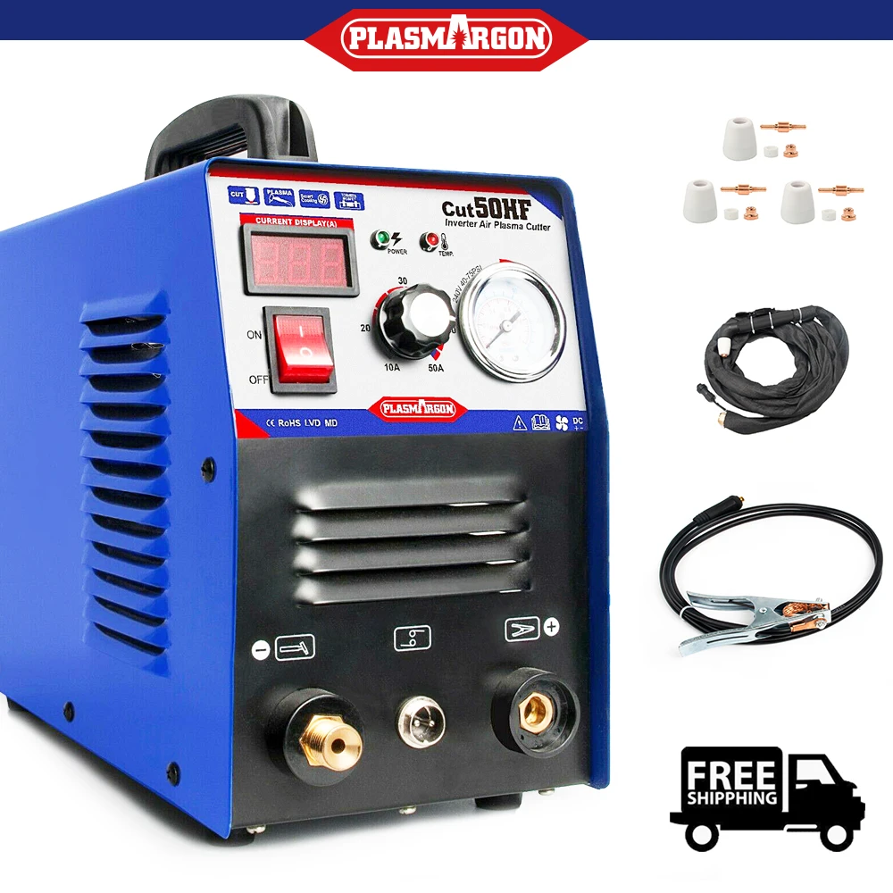 Plasma Cutter HF CUT50 Air Digital Inverter 220V±15 Plasma Cutting