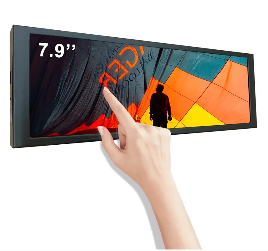 Elecrow 7.9 Pollici 400*1280 Ips Touch Screen, Secondo Monitor, Compatibile Hdmi Per Raspberry Pi ,Banana Pi,Jetson Nano