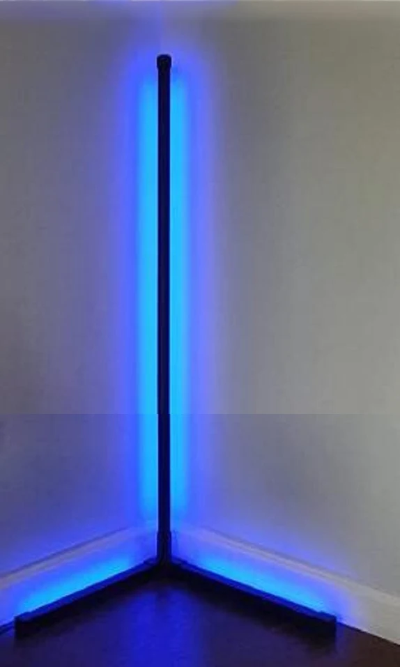 lampe de chevet Lampadaire d'angle sur pied Tuya Smart RGB LED, éclairage d'ambiance pour chambre à coucher, décoration salon nordique pour la maison lampadaire de salon luxe, lampadaire led sur pied, 150cm photo review