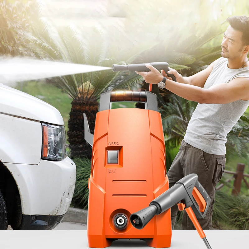 1200W 90Bar Electric High Pressure Car Wash Machine Handheld Auto Spray