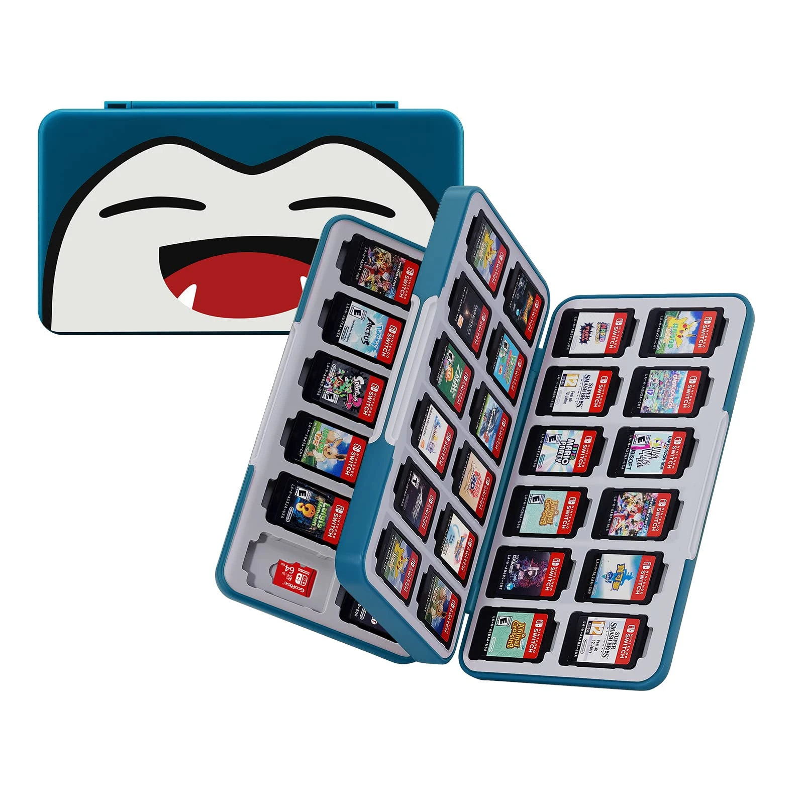 48 In 1 For Nintendo Switch Oled Lite Accessories Cute Game Card Case  Nintendoswitch Sd Cards Pink Shell Swtch Storage Box - Accessories -  AliExpress