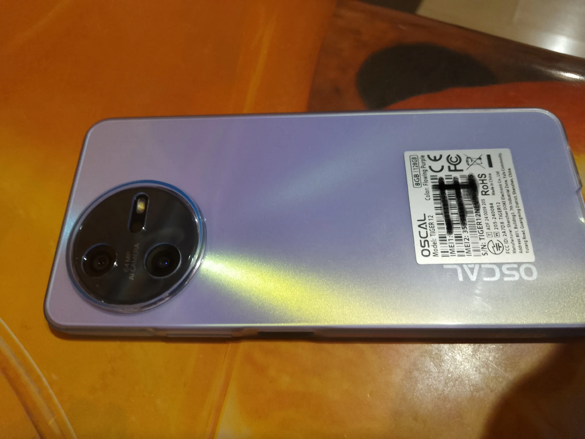 Blackview OSCAL TIGER 12 Android 13 8GB(8GB+8GB expansion) /12GB