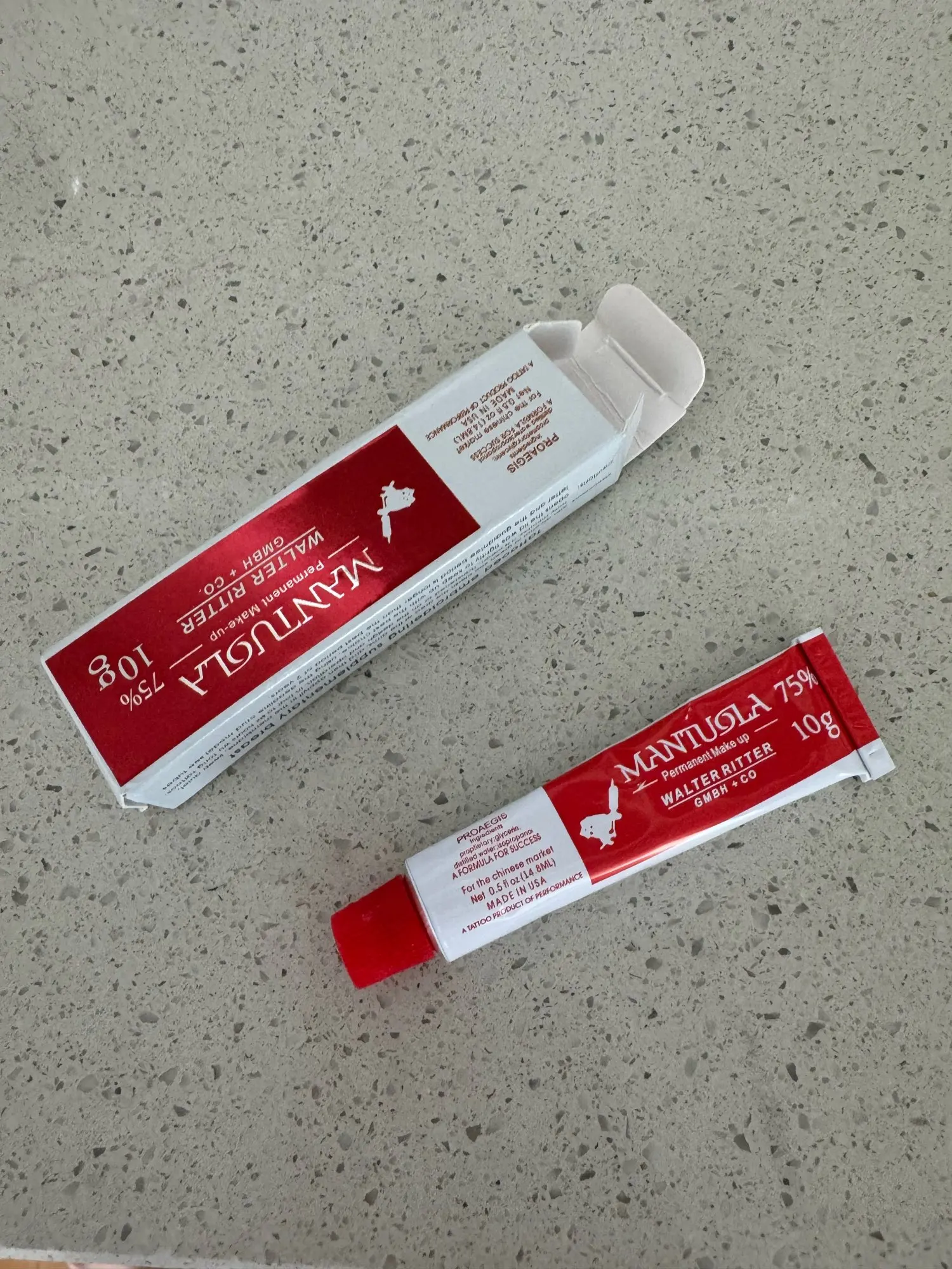 75% Mantuola Betäubungscreme vor dem Tätowieren/Permanent Make-up/Microblading photo review