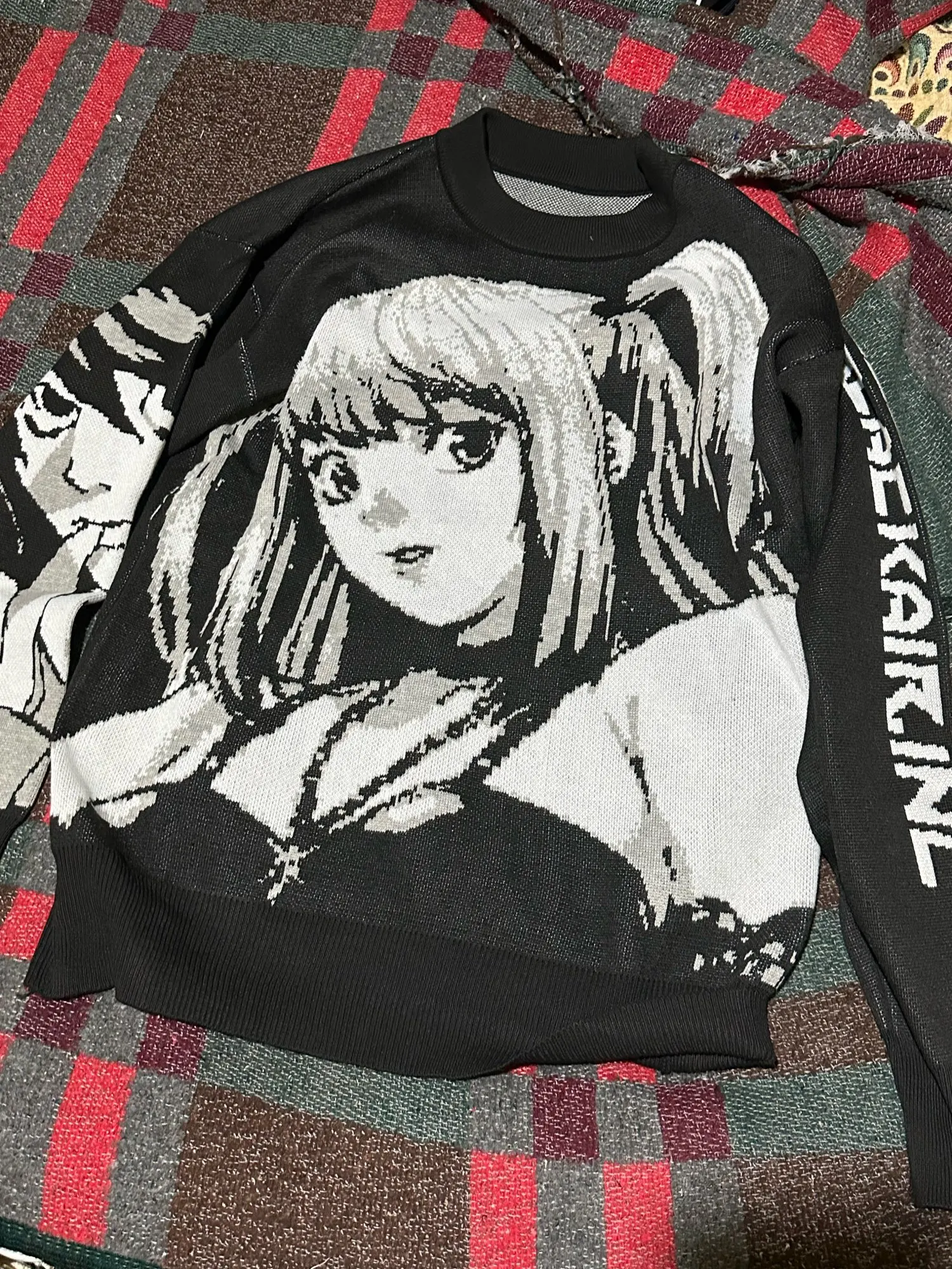 Black Harajuku Sweater - Animecore Aesthetic photo review