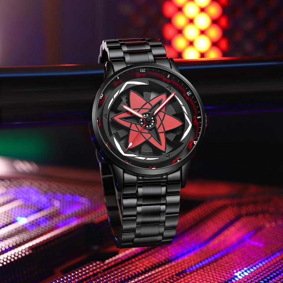 オリジナルの3D時計,公式,光沢,ガンガーズニスウォッチ,漫画の