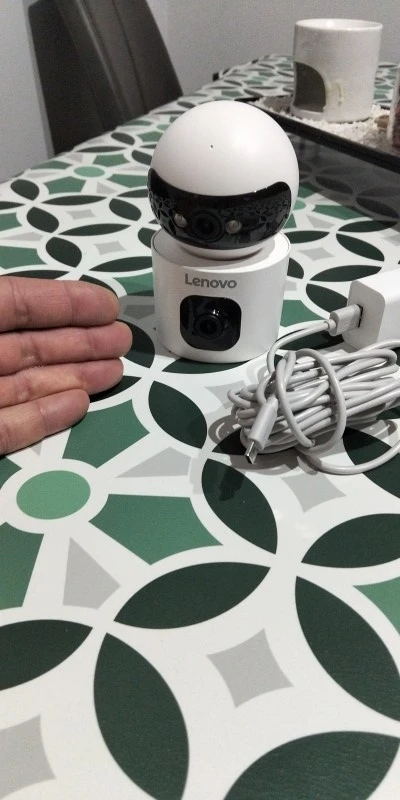 Lenovo-cámara de vigilancia inalámbrica para el hogar, Monitor de seguridad para bebés, 4K, IP, 5G, WiFi, lente Dual, seguimiento automático, CCTV photo review