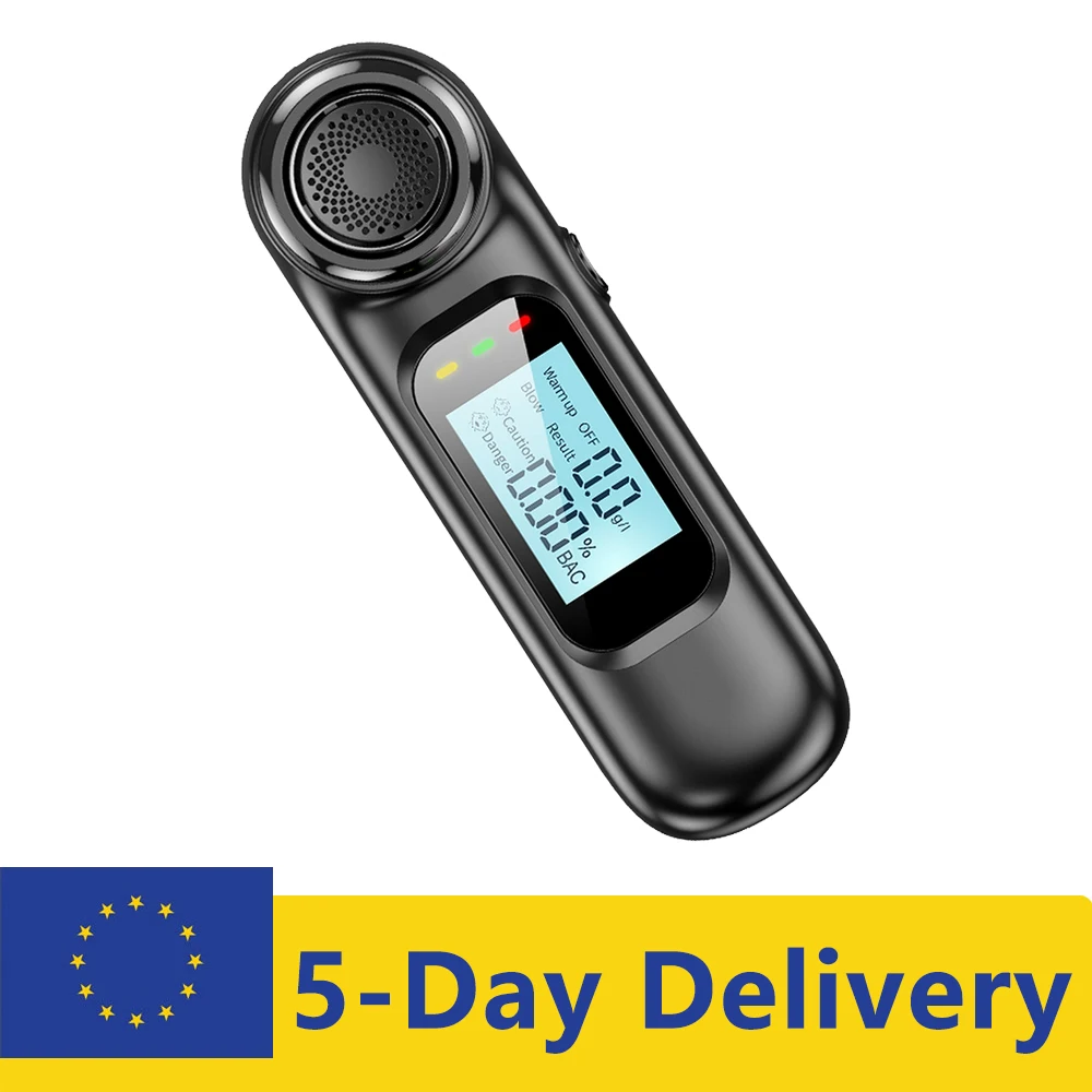 NonContact HighPrecision Alcohol Tester With Digital LCD Screen USB