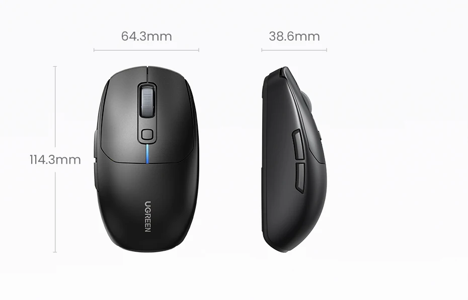 5.0, 2.4G, com fio, Ratos Gamer recarregáveis,