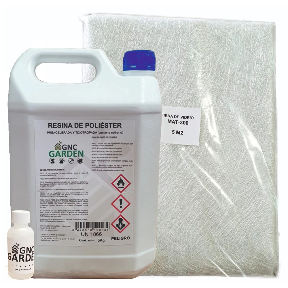 Resina de Poliester Kit 5 Kg – Fibratec – Resinas Epoxicas – Fibra