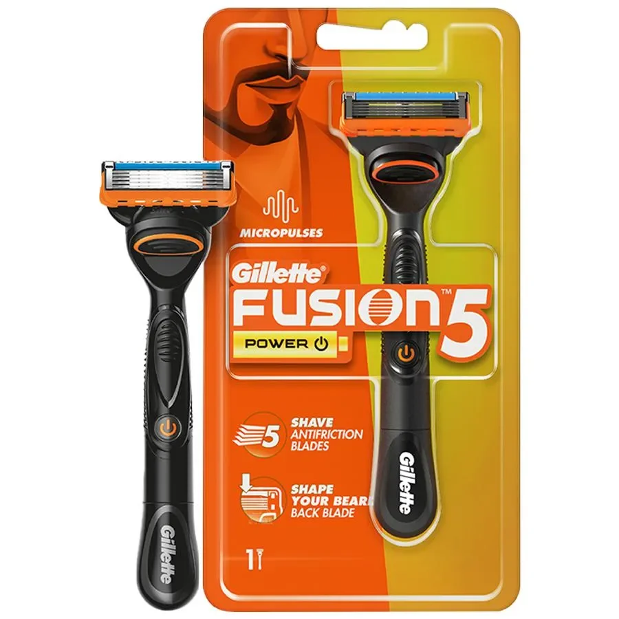 Lama Per Rasoio Gillette Fusion 5 Power Con Impugnatura Vibrante