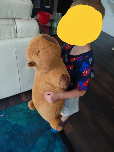 Capivara Fofeza® de Pelúcia – Estilo Almofada