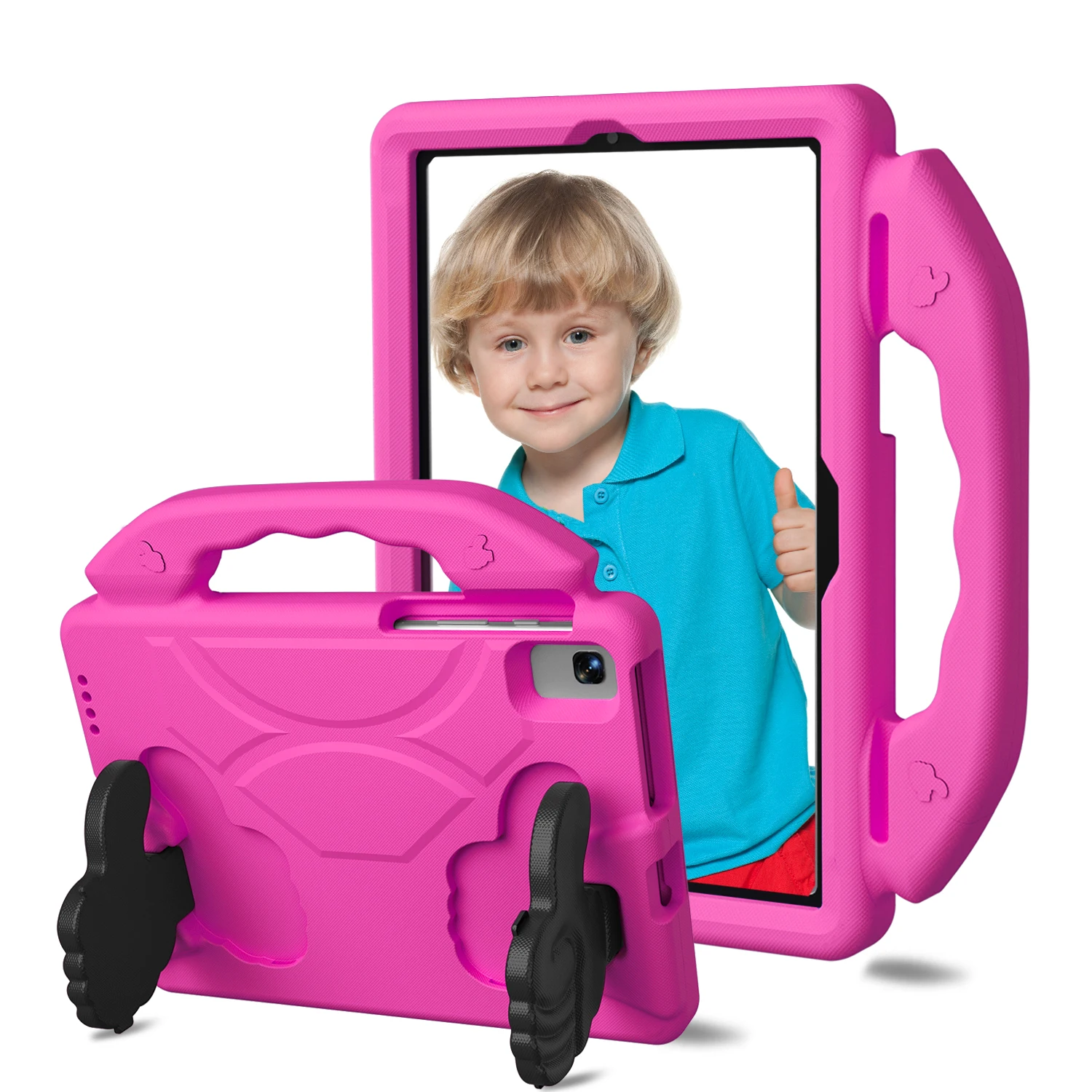 Shockproof Lightweight Tablet Case with Handle Stand, 10.4-inch