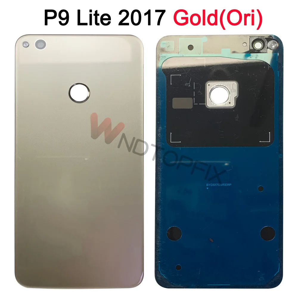 volume Childish married For Huawei P8 Lite 2017 Back Glass Battery Cover For Huawei P9 Lite 2017  Back Glass Cover Rear Door Housing Case Replacement - AliExpress