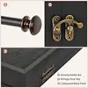 Wall Mounted Jewelry Organizer With Rustic Wood Large Space Jewelry Cabinet, Holder, Storage Box for Necklaces, Earrings, Bracel 5