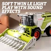 New 1/24 Farm Grain Harvester Model Lighting/Spray Multi-functional Farmer RC Cars Toys Wheat/corn Crop Harvester Children Gifts 5