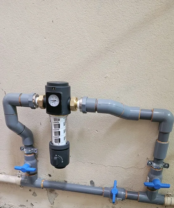 Whole House Sediment Water Filtration System - 40 Micron Filter with Quick Shutoff Valve for Easy Tool-Free Installation photo review