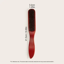 Premium Soft Bristle Beard and Haircare Grooming Kit with Gift Bag (Red-brush)