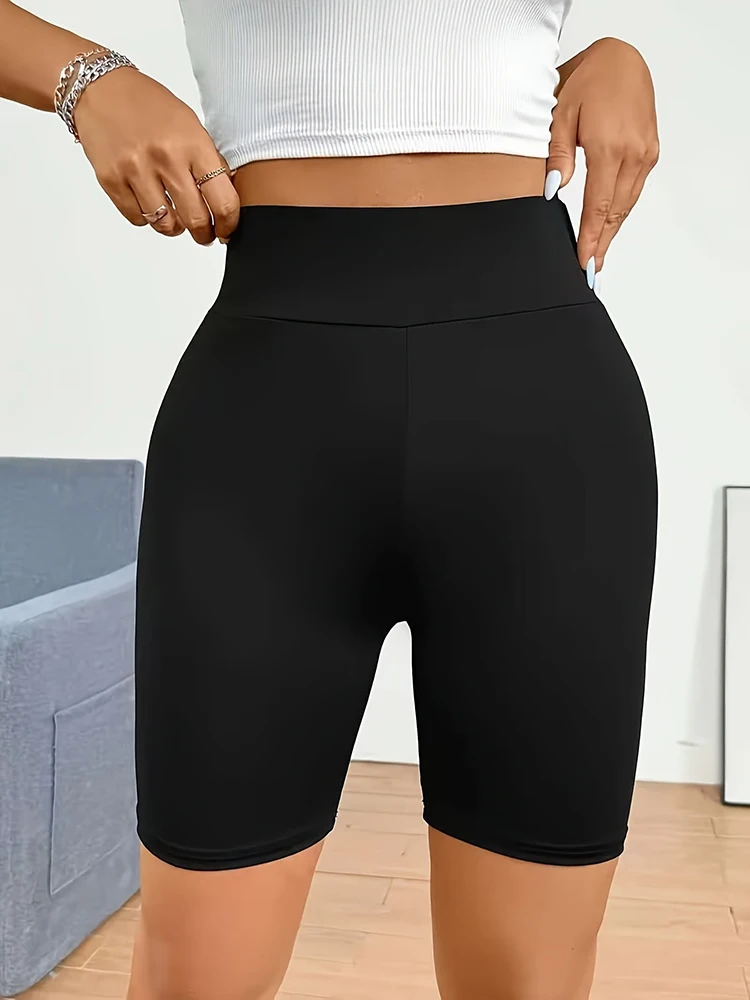 Shorts de cyclisme taille haute pour femmes