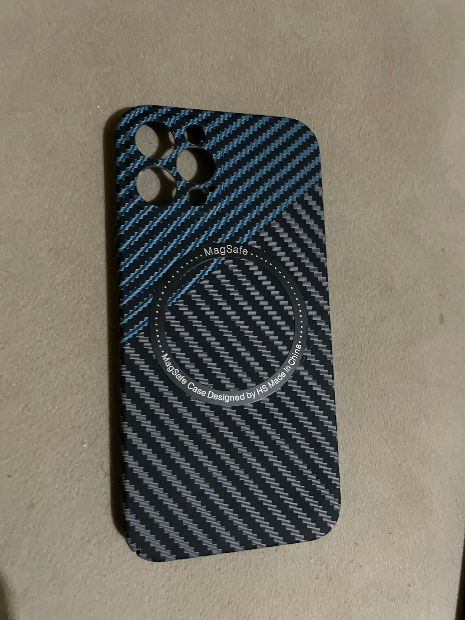 Carbon Fiber Magnetic Phone Case For iPhone 14