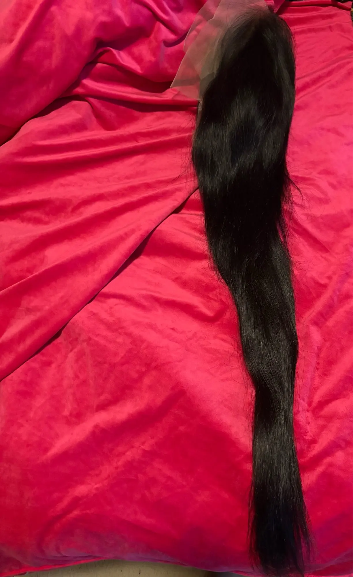 Brazilian Straight HD Lace Wig – 220 Density – One Size photo review