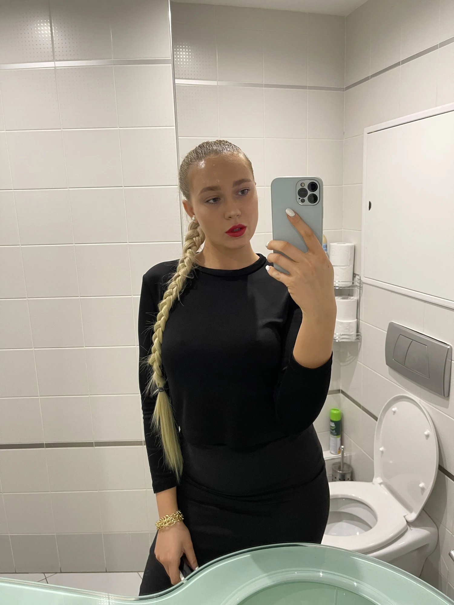 Synthetic Long Braided Ponytail Hair Rope Extension photo review