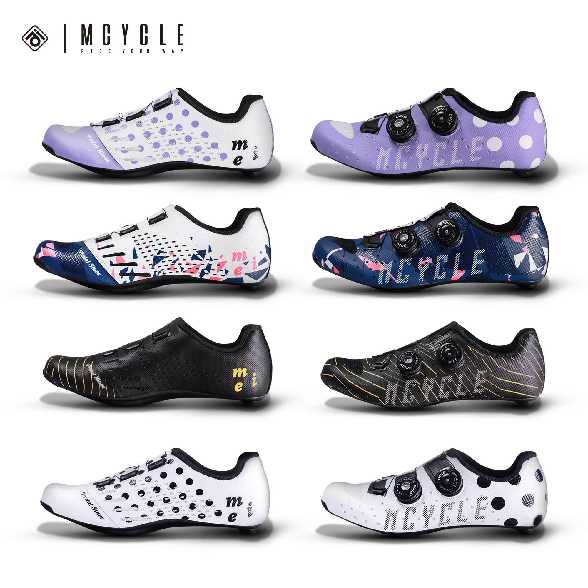 MCYCLE MP052 Sport Cycling Lock Shoes Unisex Professional Road Bike