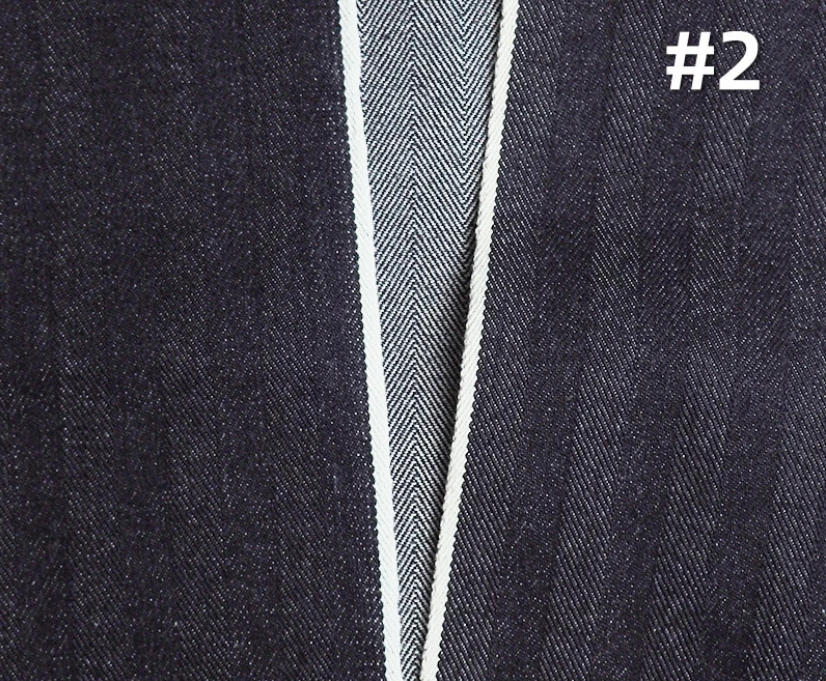 15oz Herringbone Twill Selvadge Raw Denim Fabric r Dark Blue Jean Jacket Selvedge Cloth Manufacturers W387832