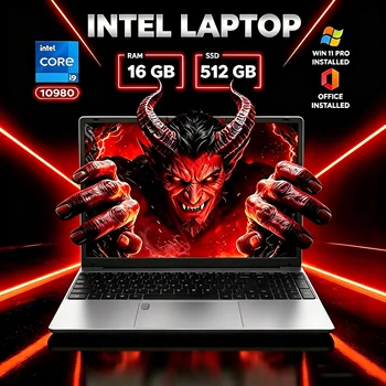 2026 15.6" Inch Intel Core i9 10980hk 16GB RAM 512GB 1TB 2TB SSD Laptop Windows 11 Notebook PC Office Study Gaming la