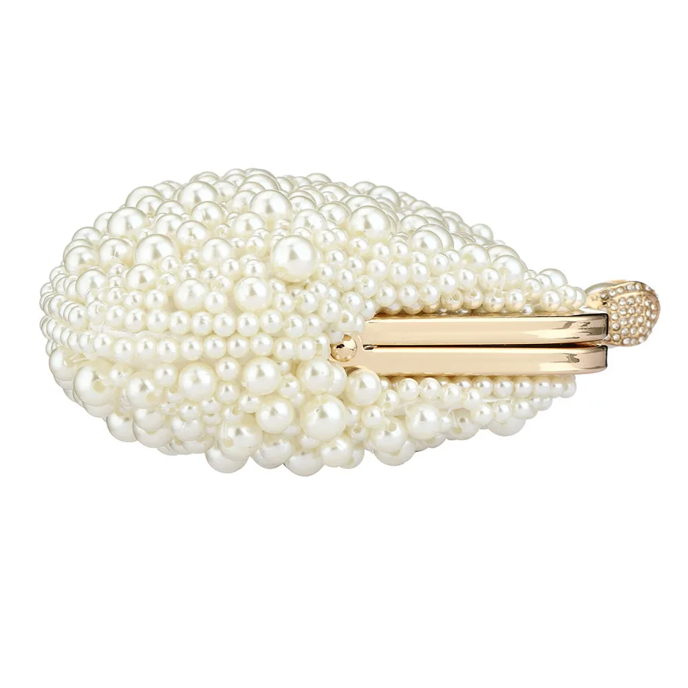 Evening Bags Pearl Beaded Clutch Purse Party Bridal Wedding Shoulder Handbags for Women women handbag