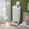 White Tall Dresser for Bedroom, 7-Drawer Fabric Storage Organizer, Perfect for Closet, Entryway, Hallway, or Nightstand Furnitur 4