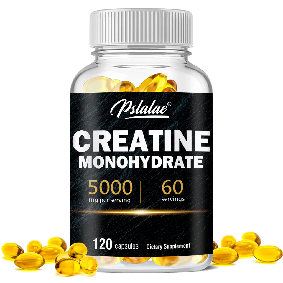 Premium Creatine Monohydrate Muscle Booster Capsules