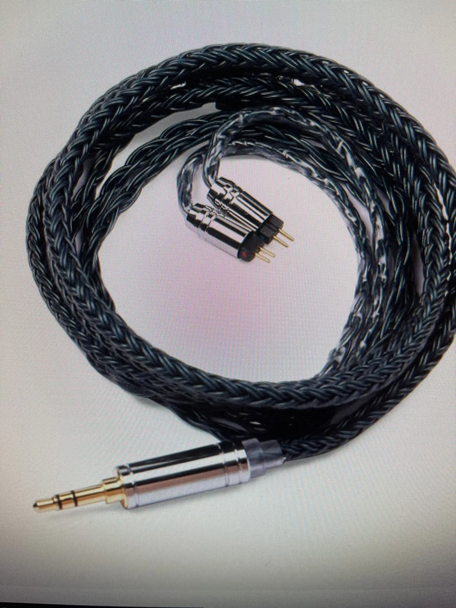 アクセサリー 2568 Tripowin Zonie 16 Core Silver Plated Cable SPC Earphone Cable QDC